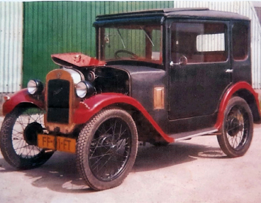 Austin Seven Fabric Saloon 1929.