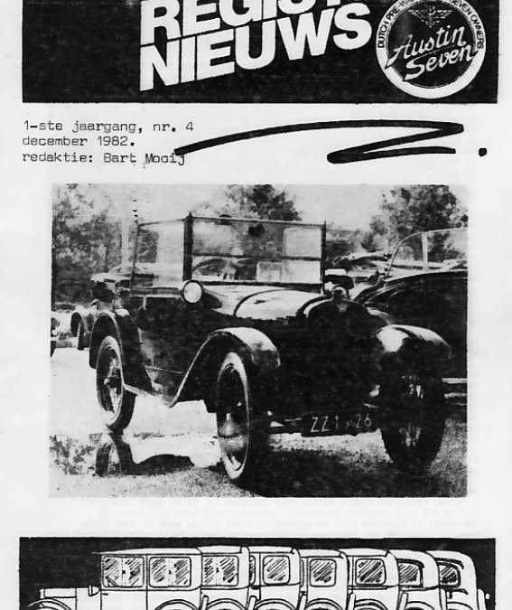 De eerste Jaargang van het clubblad (1982)